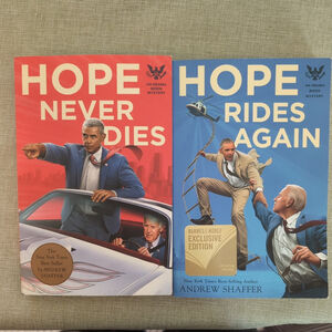 Hope Rides Again and Hope Never Dies - Obama Biden Mystery LOT by Andrew Shaffer